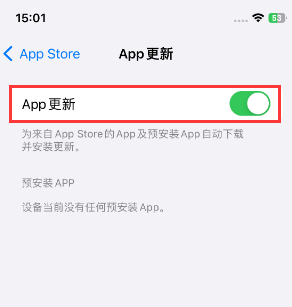 王五镇苹果15维修中心如何让iPhone15APP自动更新