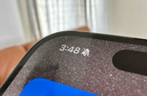 王五镇苹果15pro维修站分享如何隐藏iPhone15Pro上静音铃声图标 