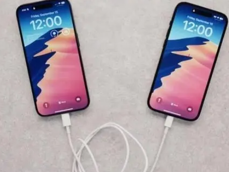 王五镇苹果15维修店分享iPhone15可以给安卓充电吗 