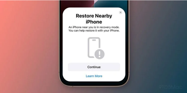 王五镇苹果手机维修分享iOS 18无线恢复功能可用另一部iPhone恢复变砖的iPhone 16 